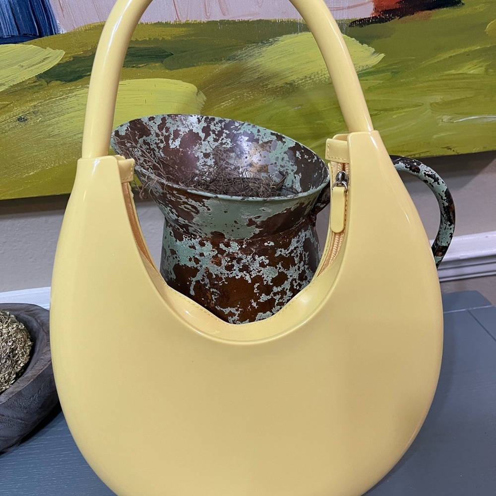 Cute and  Stylish Yellow JELLY Bag